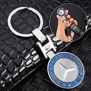 MIKAFEN Portachiavi tridimensionale in metallo dotato di ciondolo For Benz