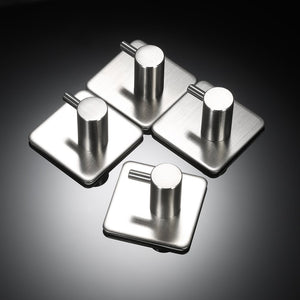 esonmus 6pcs/Set Autoadesivo Gancio in Acciaio Inox a Parete Vestiti... - Ilgrandebazar
