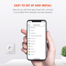 Carica l'immagine nel visualizzatore di Gallery, Presa Smart WiFi 16A 3680W Presa Intelligente TECKIN Spina Energy Monitor, Compatibile con Alexa Echo e Google Home, Controllo da Remoto, Funzione Timer, Presa Wireless per IOS Android APP(2 pack)