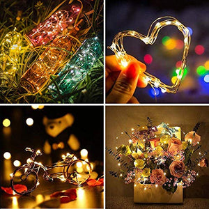 [10 Pezzi] Luci per Bottiglia Natalizie, Yompz 2M 20 LED di 10 Pezzi
