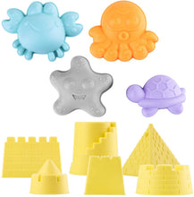 Carica l'immagine nel visualizzatore di Gallery, balnore Giocattoli da Spiaggia con Borsa 20 Pezzi Set Giochi Sabbia per Bambini, Giocattoli da Spiaggia Set Regali per Ragazzi e Ragazze
