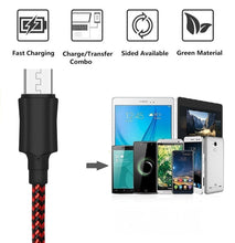 Carica l'immagine nel visualizzatore di Gallery, Yosou Cavo Micro USB [2 Pezzi, 2M] Nylon Intrecciato Cavo... - Ilgrandebazar