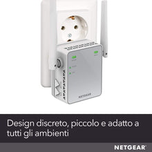 Carica l&#39;immagine nel visualizzatore di Gallery, Netgear EX2700 Ripetitore WiFi N Wireless, Copertura per 1-2 300Mbps, Argento