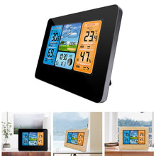 Carica l&#39;immagine nel visualizzatore di Gallery, Houkiper Stazione Meteo Digitale con Previsioni del 16,5 * 6 * 13 cm, Black - Ilgrandebazar