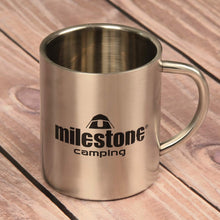 Carica l&#39;immagine nel visualizzatore di Gallery, Milestone - Tazza da Campeggio in Acciaio Inox, Colore 0,3 l, argento - Ilgrandebazar