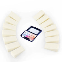 Carica l&#39;immagine nel visualizzatore di Gallery, Circa 40 spugne triangolari per trucco, cosmetici, nail art, white - Ilgrandebazar