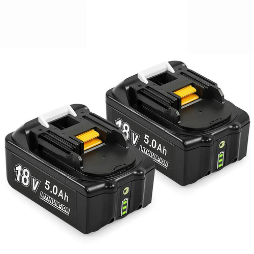 (2packs) HYG BL1850B 18V 5.0Ah Li-ion Batteria Bl1860b 18v 5000mah - Ilgrandebazar