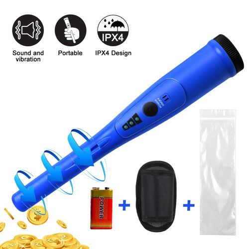 Pinpointer Portatile con Rilevatore di Metalli sonda per fondina Blu