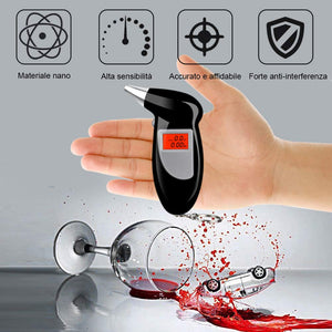 Faburo Etilometro Portatile Digitale, Professionale Alcool Test con Schermo... - Ilgrandebazar