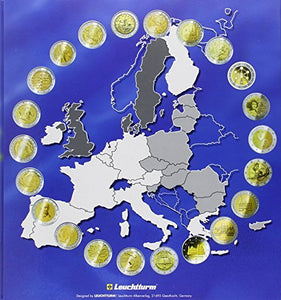 2-EUR (Euro) Special-Collection: für 57 2-EUR-Münzen inkl. Flaggen-Stickerset - Ilgrandebazar
