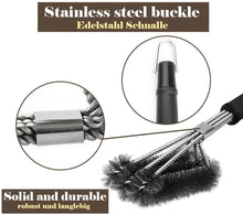 Carica l'immagine nel visualizzatore di Gallery, IREGRO Spazzola Barbecue, BBQ 3 in 1 Grill Spazzola, Pulitore di Cottura Griglie Rack e bruciatori, Durevole ed Efficace