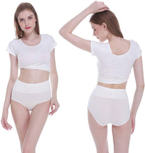 Carica l&#39;immagine nel visualizzatore di Gallery, FALARY Mutande Vita Alta Donna in Cotone, Pacco da 5