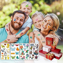 Carica l'immagine nel visualizzatore di Gallery, Habett Tatuaggi per Bambini 300+ Adesivi Tatuaggi Set Temporanei de Unicorno Dinosauro Spazio Pirata Animali per Regali Gratificanti Tatuaggi per Ragazze Ragazzi Tatuaggio Feste di Compleanno