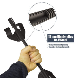 Haskyy Professionale Compressore Molla Ammortizzatori per Auto Staffe 380mm - Ilgrandebazar