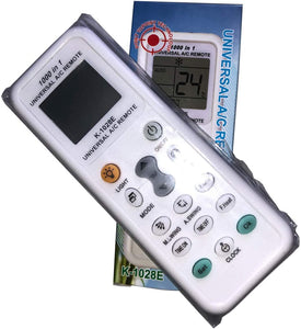 Telecomando Universale per Condizionatori Climatizzatori Compatibile con MITSUBISHI TOSHIBA HITACHI FUJITSU PANASONIC LG SHARP SAMSUNG SANYO, con Schermo Retroilluminato