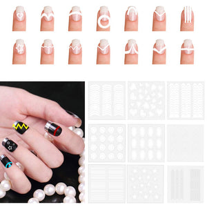 Nail Art Design Set Kit Pennelli Decorazioni Adesivi Nastro Art-2 - Ilgrandebazar