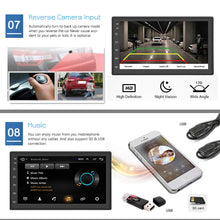 Carica l&#39;immagine nel visualizzatore di Gallery, 2 Din Android 7.1 In Dash Video Player, KX1018 Musica S3 Quad Core 16GB ROM - Ilgrandebazar
