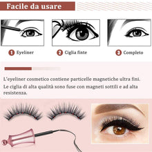 Carica l'immagine nel visualizzatore di Gallery, Ciglia Magnetiche, Con Eyeliner Magnetico Impermeabile Senza Gel e Ciglia Magnetiche 3d Riutilizzabili