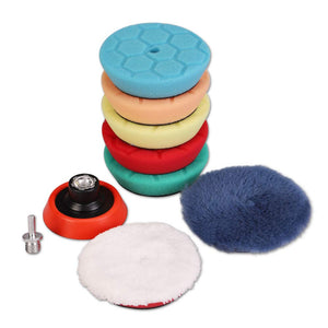 SPTA 9 pz Set lucidatura 80 mm Hex Logic tamponi lucidatura,con Adattatore... - Ilgrandebazar
