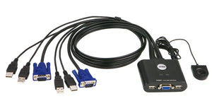 Aten CS22U KVM Switch 2-> 1 USB Black - Ilgrandebazar