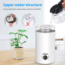 Carica l&#39;immagine nel visualizzatore di Gallery, Umidificatore Ambienti ad Ultrasuoni Capacità 3L Diffusore di Olio Essenziali Display LED Timer 12h Riempimento dall’Alto Due Bocchette Emissione Vapore ELEHOT