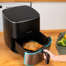 Carica l'immagine nel visualizzatore di Gallery, Cecotec Friggitrice ad aria senza olio da 5,5 litri Cecofry Fantastik Inox 5500 Air Fryer. 1700 W, 9 menu, finiture in acciaio inox, tecnologia PerfectCook, 80-200 °C, 0-60 minuti