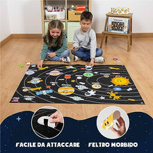 Carica l&#39;immagine nel visualizzatore di Gallery, BONNYCO Sistema Solare per Bambini con 61 Figure in Feltro Giochi per Bambini, Giochi Bambina Bambino, Giochi Bambini, Regalo Bambina, Pianeti Sistema Solare Bambini | Natale Giochi Montessori