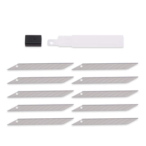 Ehdis® Light Duty 9 millimetri Snap Fuori 30 gradi Lame Slim guaina argento - Ilgrandebazar