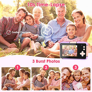 joylink Macchina Fotografica per Bambini, Fotocamera Digitale Bambini 1080P...