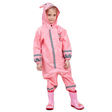 Carica l&#39;immagine nel visualizzatore di Gallery, Bwiv Tuta Impermeabile Bambino Poncho Antipioggia Bambina con Cappuccio... - Ilgrandebazar