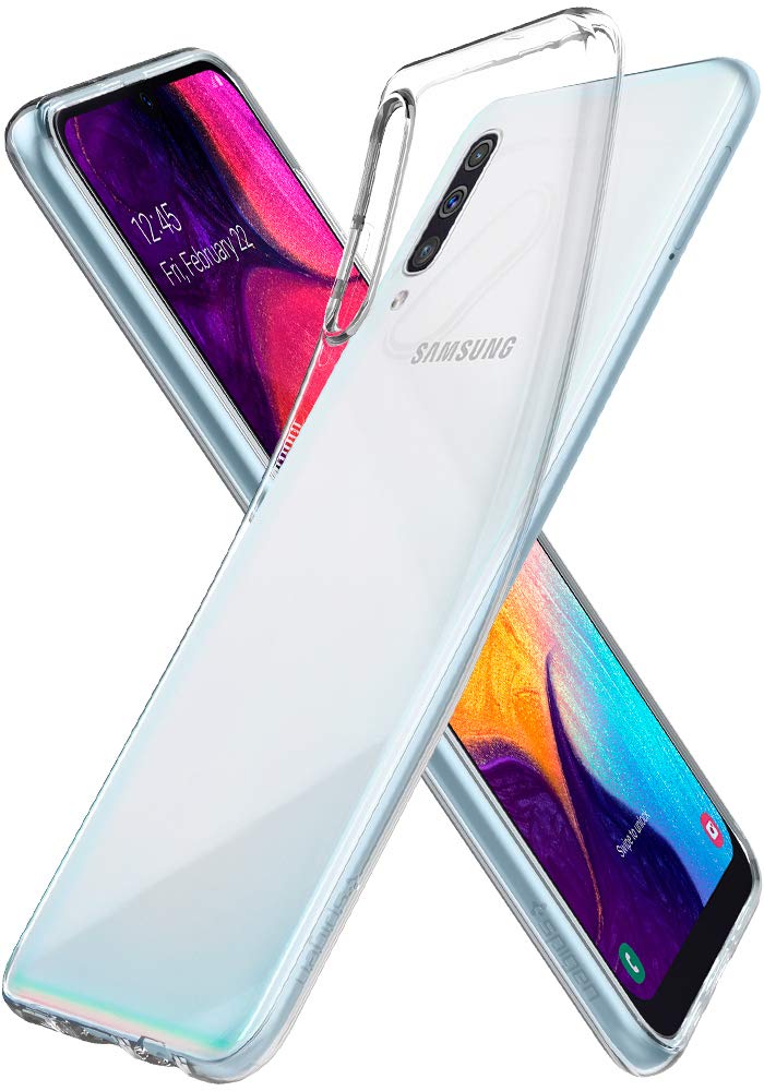 Spigen Liquid Crystal per Cover Samsung Galaxy A50 con Clear - Ilgrandebazar