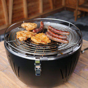 Durandal Barbecue Portatile ventilato Carbone casa o Campeggio nero - Ilgrandebazar