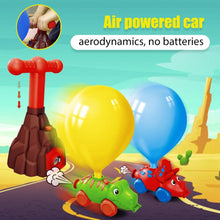 Carica l'immagine nel visualizzatore di Gallery, Giochi Auto a Palloncino Dinosauro Auto Alimentata ad aria Inerzia Educativi Giochi per esperimenti scientifici Aerodinamica Giocattoli STEM Regalo per Bambini
