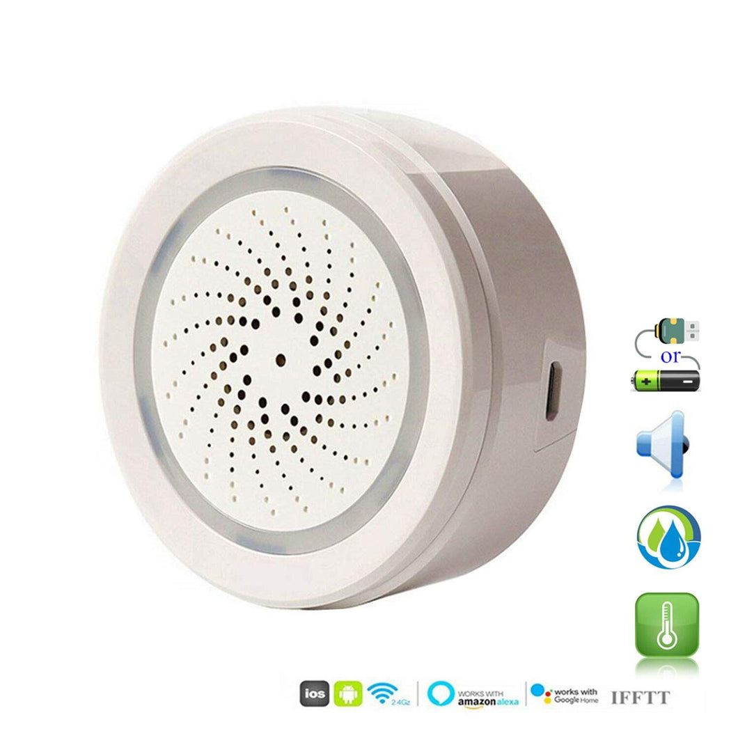 ECOOLBUY Smart WiFi Sensore di umidità della Temperatura Esterna per Interni... - Ilgrandebazar