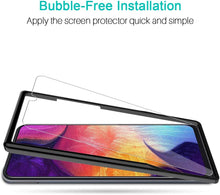 Carica l'immagine nel visualizzatore di Gallery, LK Pellicola Protettiva Per Samsung Galaxy A50 Vetro Temperato,[3 Pezzi] [9H Durezza] [Strumento per Una Facile Installazione] Protezione Schermo Screen Protector Per Samsung A50 2019