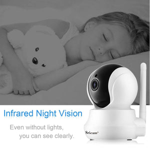 Sricam SP020 Telecamera di Sorveglianza Wireless 1080P HD IP Camera Bianco - Ilgrandebazar