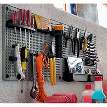 Carica l'immagine nel visualizzatore di Gallery, Keter Kit 2 Griglie Porta Oggetti Con 20 Accessori -  (2X) 50x7x31 cm, Grigio - Ilgrandebazar