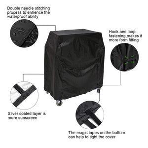 Essort Copertura Impermeabile per 80x66x100cm Cover barbecue, Nero - Ilgrandebazar