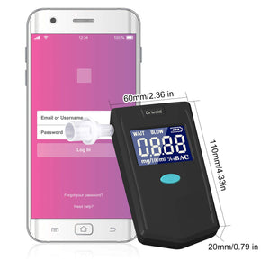 Drivaid Etilometro Portatile Digitale, Professionale Alcool Test Com... - Ilgrandebazar