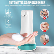 Carica l'immagine nel visualizzatore di Gallery, Cocoda Dispenser Sapone Automatico, 350ml Touchless Schiumogeno Dispenser Automatico con Regolabile Volume Produzione, IPX4 Impermeabile, Ricaricabile Erogatore Sapone Automatico per Cucina Bagno WC