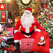 Carica l&#39;immagine nel visualizzatore di Gallery, Costume Completo Babbo Natale, 7 Pezzi Costume Babbo Natale Uomo Resistente e Comodo da Indossare| Vestito Babbo Natale, Costume di Natale, Festa.