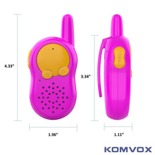 Carica l&#39;immagine nel visualizzatore di Gallery, Walkie Talkie Bambini, Walky Talky Compleanno Giocattoli Rosa - Ilgrandebazar