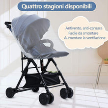 Carica l&#39;immagine nel visualizzatore di Gallery, Faburo Zanzariera per Ovetto Universale per Passeggino, Carrozzina, Culla e Lettino da Viaggio con 72 pz Repellente per zanzare su cerotti,per attività all&#39;aperto