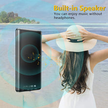 Carica l&#39;immagine nel visualizzatore di Gallery, Wodgreat Lettore MP3, MP3 Player Multifunzione Bambini Lettore Musicale Portatile con Scheda SD da 32 GB, Mini Lettore MP4 con Radio Video E-Book, HiFi Sound Schermo LCD da 1,8 pollici (nero) 32GB