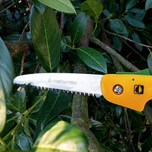 Carica l&#39;immagine nel visualizzatore di Gallery, GRÜNTEK Sega da Potatura Pieghevole 180 mm. a Mano Giallo, Verde - Ilgrandebazar