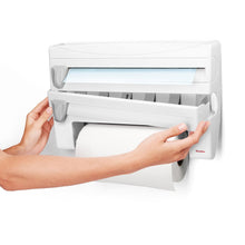 Carica l&#39;immagine nel visualizzatore di Gallery, Metaltex Roll &#39;n - Portarotolo 4 in 1 Bianco - Ilgrandebazar