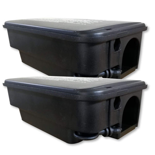 2 scatole di esca robusti per ratti l'esterno - Ilgrandebazar