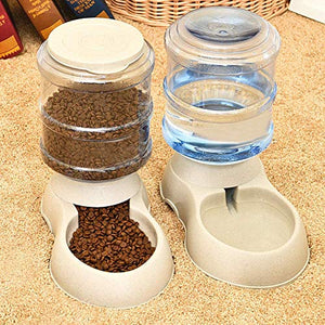 XIAPIA Dispenser Cibo Cani, Distributore Automatico di Acqua per Animali PET-