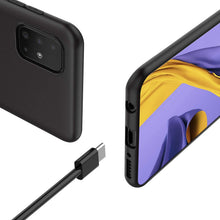 Carica l'immagine nel visualizzatore di Gallery, EasyAcc Custodia per Samsung Galaxy A51, Morbido TPU Cover Slim Anti Scivolo Protezione Posteriore Case Antiurto E' Adatto per Samsung Galaxy A51- Nero