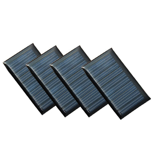 Set di 4 pezzi NUZAMAS 5V 30mA 53X30mm micro mini pannelli solari a pannello... - Ilgrandebazar